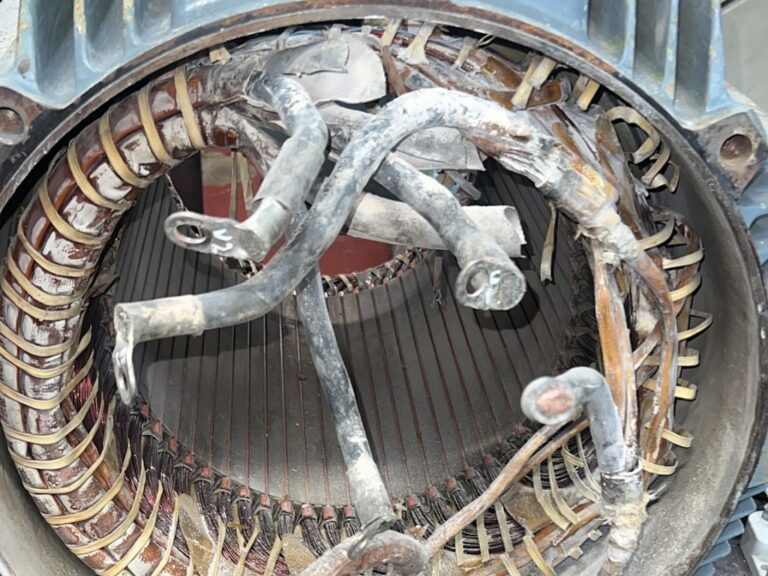 AC Motor Re-lead Before Picture