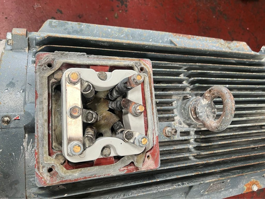 AC Motor Re-lead Repair Picture