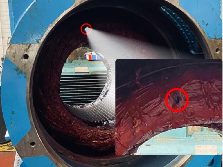 AC Motor Rewind Before Pic