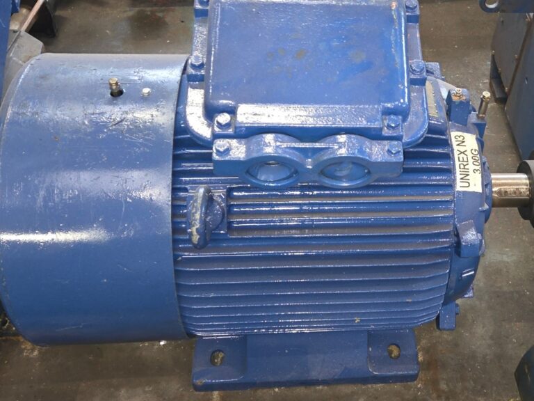 AC motor service side view