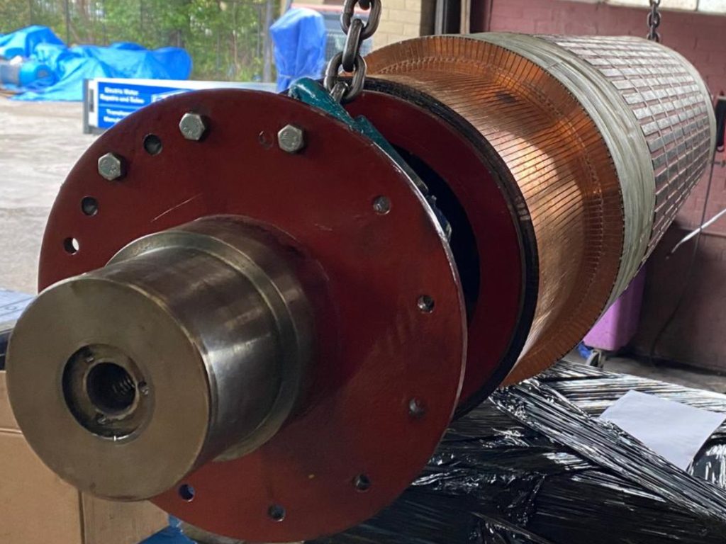 DC Armature Repaired Front View