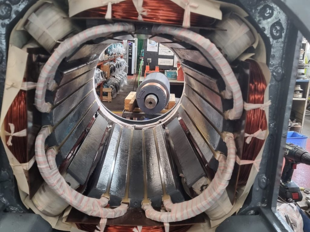 DC Stator Rewind After Picture