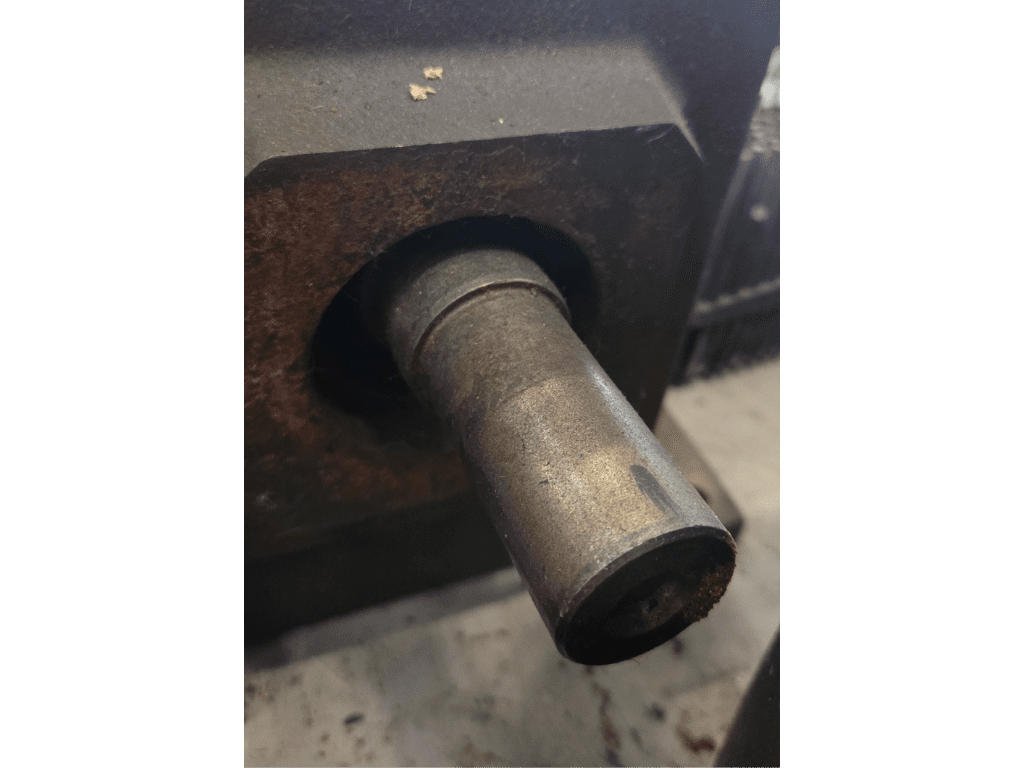Gearbox Worn Output Shaft