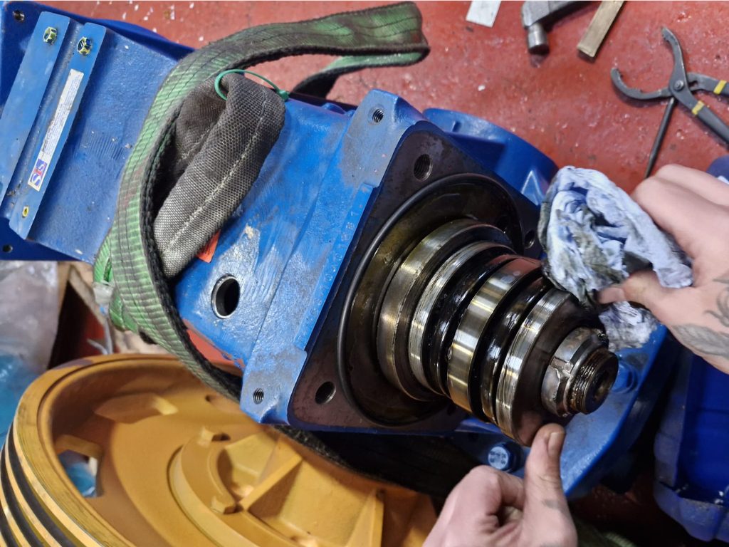 Industrial Gearbox Repair Front View