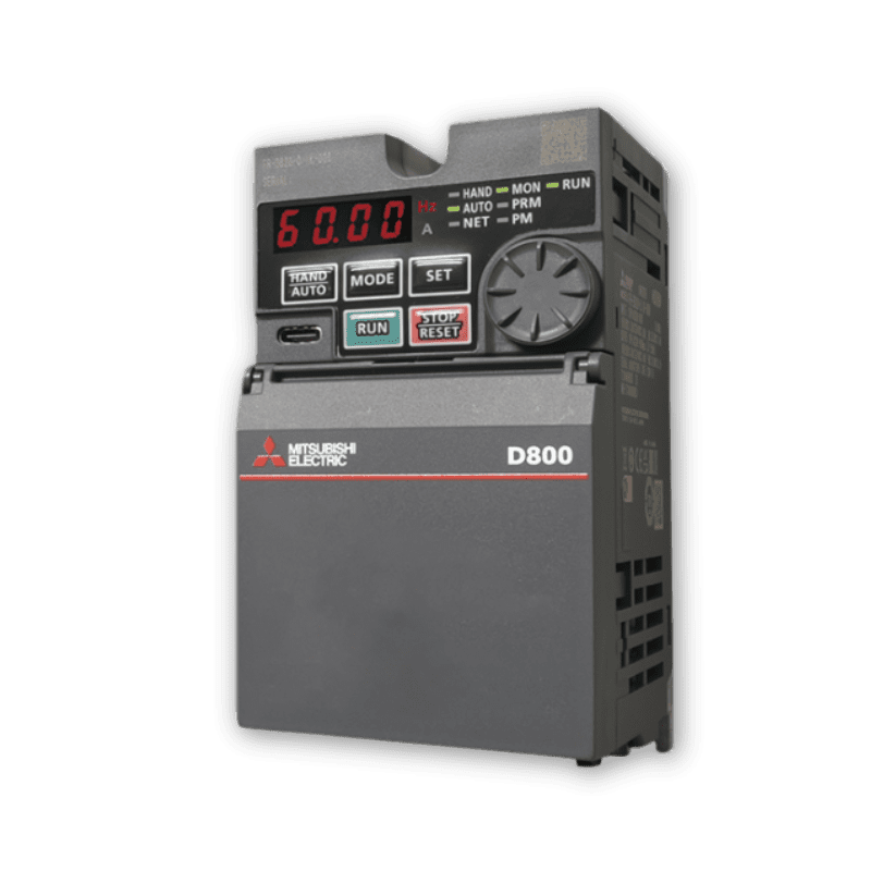 Mitsubishi Inverter D800 Series Front View