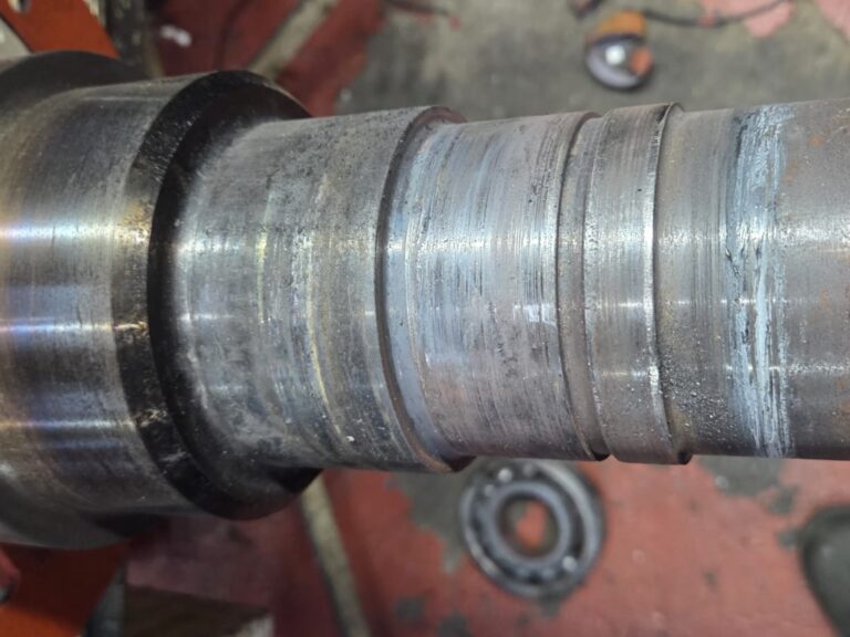 Worn Shaft