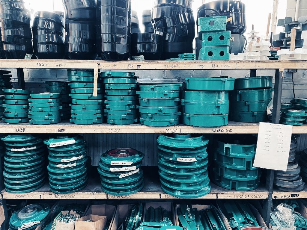 Electric Motor Spares in BAWCo Workshop