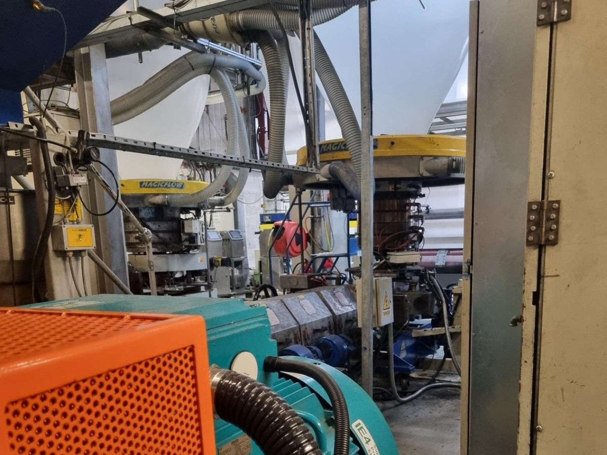Brook Crompton W Series IE4 AC motor, 200kW, installed as part of DC to AC motor conversion
